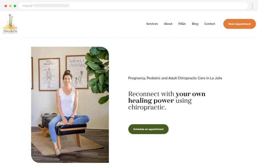 Mobile-Friendly Chiropractor Website
